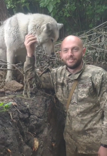 Украинские военные показали невероятное крутое животное-талисман (видео)